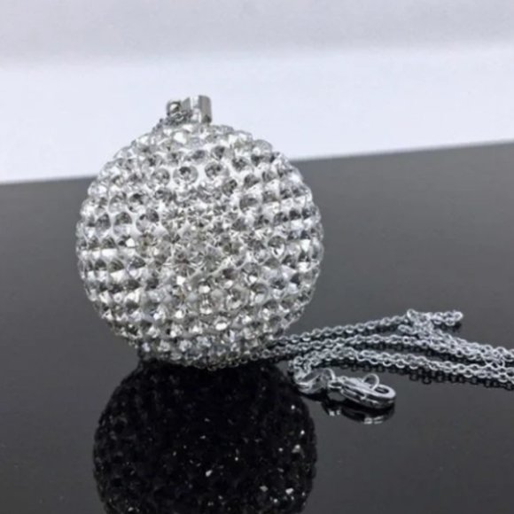 Sequins Ball Rear View Mirror Interior Car Decor Orntamemt - Picture 1 of 6